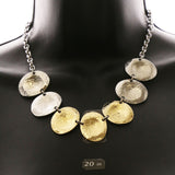 Luxury Silver Necklace Gold NWOT