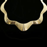 Luxury Crystal Necklace Gold NWOT