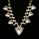 Luxury Crystal Necklace Gold NWOT