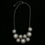 Luxury Crystal Necklace Gunmetal/Gray NWOT