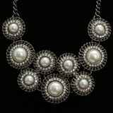 Luxury Crystal Necklace Gunmetal/Gray NWOT