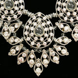 Luxury Crystal Necklace Silver NWOT