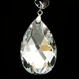 Luxury Crystal Y-Necklace Silver NWOT