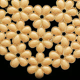 Luxury Faceted Necklace Gold/Peach NWOT