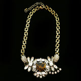 Luxury Necklace Gold/Brown NWOT