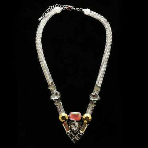 Luxury Necklace Silver/Gray NWOT