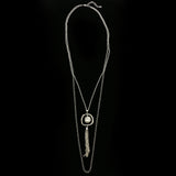 Luxury Crystal Necklace Silver NWOT