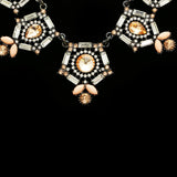 Luxury Necklace Gunmetal/Pink NWOT