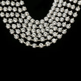 Luxury Crystal Necklace Gunmetal NWOT