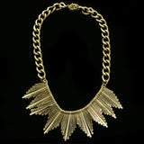 Luxury Antiqued Necklace Gold NWOT