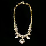 Luxury Crystal Necklace Gold NWOT