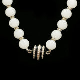 Luxury Crystal Necklace Silver/White NWOT