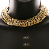 Luxury Crystal Choker-Necklace Gold NWOT