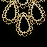 Luxury Crystal Necklace Gold NWOT