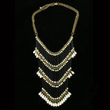Luxury Pearl Necklace Gold/Black NWOT