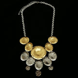 Luxury Gold Necklace Silver NWOT