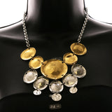 Luxury Gold Necklace Silver NWOT
