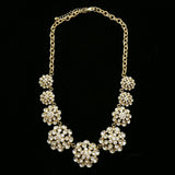 Luxury Crystal Necklace Gold NWOT