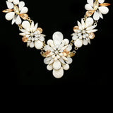Luxury Crystal Necklace Gold NWOT