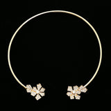 Luxury Crystal Choker-Necklace Gold NWOT