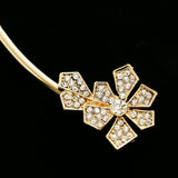 Luxury Crystal Choker-Necklace Gold NWOT