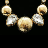 Luxury Crystal Necklace Gold NWOT
