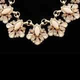 Luxury Crystal Necklace Gold NWOT