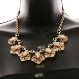 Luxury Crystal Necklace Gold NWOT
