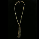 Luxury Y-Necklace Gold/Gray NWOT