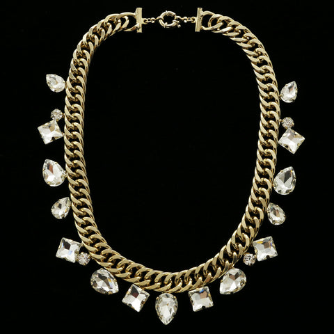 Luxury Necklace Silver/Blue NWOT