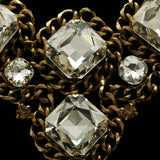 Luxury Crystal Necklace Gold NWOT