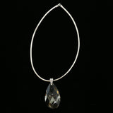 Luxury Crystal Choker-Necklace Silver/Gray NWOT