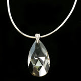 Luxury Crystal Choker-Necklace Silver/Gray NWOT