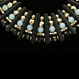 Luxury Beads Choker-Necklace Gold/Black NWOT
