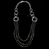 Luxury Necklace Silver/Black NWOT