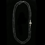 Luxury Crystal Necklace Silver/Black NWOT
