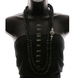 Luxury Crystal Necklace Silver/Black NWOT