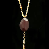 Luxury Crystal Mystic Hand Necklace Gold & Pink NWOT