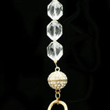 Luxury Crystal Necklace Gold/Clear NWOT