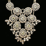 Luxury Crystal Necklace Gold/Clear NWOT