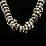 Luxury Crystal Choker-Necklace Gunmetal NWOT