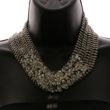 Luxury Crystal Necklace Silver NWOT