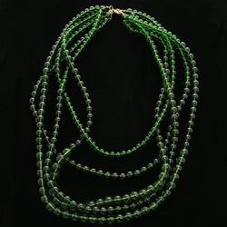 Luxury Necklace Gold/Green NWOT