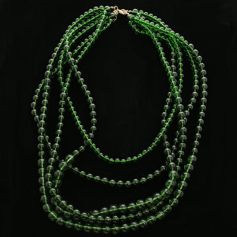 Luxury Necklace Gold/Green NWOT