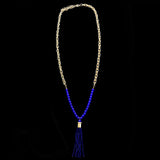 Luxury Necklace Gold/Blue NWOT