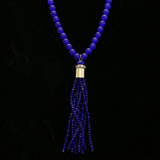 Luxury Necklace Gold/Blue NWOT