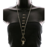 Luxury Crystal Pendant-Necklace Silver NWOT