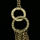Luxury Hammered Finish Necklace Gold NWOT