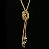 Luxury Crystal Y-Necklace Gold NWOT