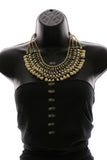 Luxury Pearl Faceted Necklace Gold & White NWOT